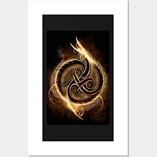 Celtic Rune of Fire Posters and Art